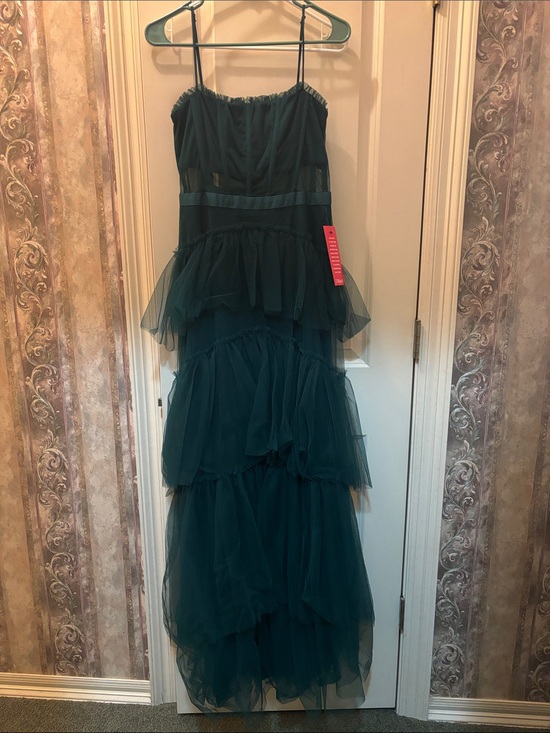 Next Up Dresses & Skirts - Elegant Teal Tiered Tulle Evening Dress - Women